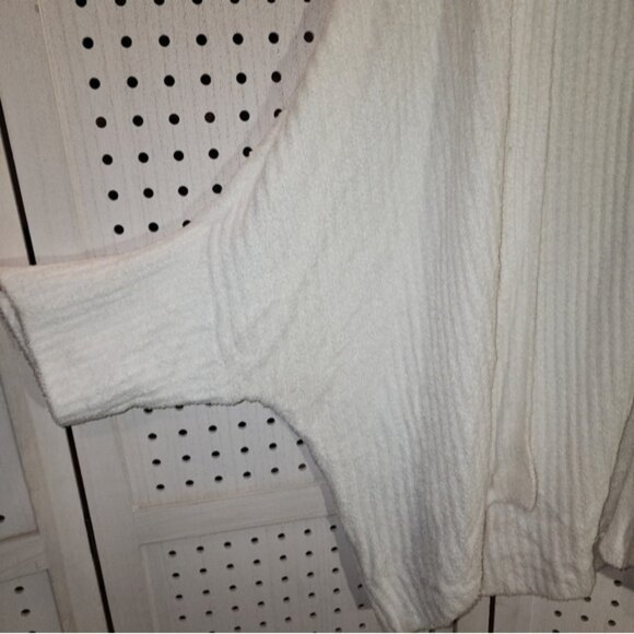 Barefoot Dreams Cozy Chic Lite Bat Wing Cardigan 2X White - Picture 7 of 7